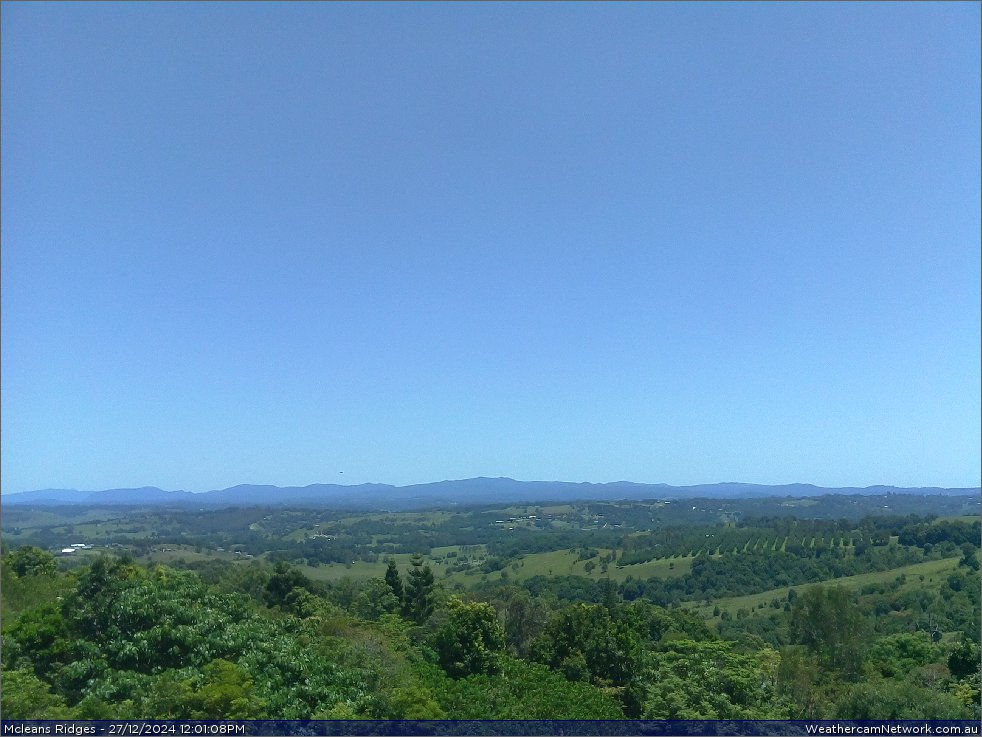 McLeans Ridges Weather Webcam facing north